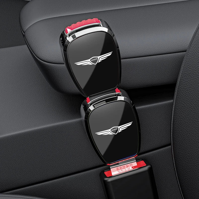 Car Interior Seat belt Clip Metal Extenders Car Accessories For Genesis G80 GV70 GV80 GV60 G70 Essentia Neolun G90 GV90 X