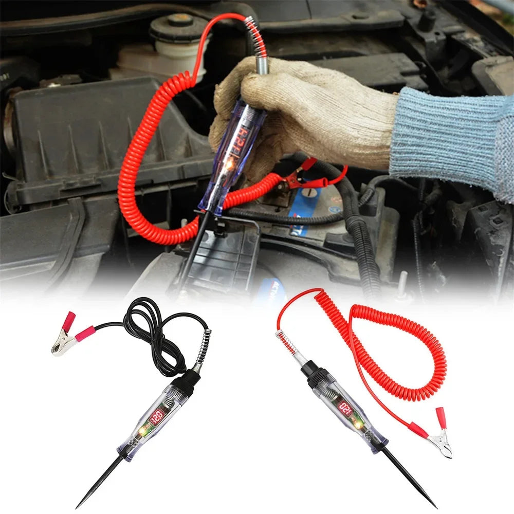 36V Car Truck Voltage Circuit Tester Automobile Diagnostic Tools car battery tester Voltmeter Bulb Auto Repair Voltage Indicator