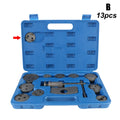 1/12/13PCS Car Disc Brake Pump Caliper Removal 10 Piston Adapter Compressor Set Rewind Back Brake Repair Tools Auto Accessories