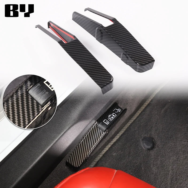 For Chevrolet Corvette C8 2020-2024 Car Accessory ABS Carbon Fiber Car Console Gear Shift Panel Cover door armrest Trim Sticker