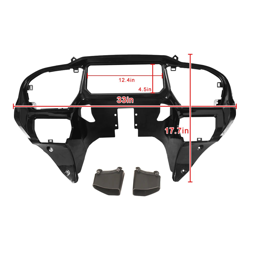 Motorcycle Accessories ABS Black Unpainted Outer Fairing&Inner Fairing Fit For Harley CVO Road Glide FLTRXSE 2023-2025