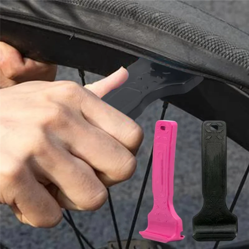 HOES-2 In 1 Bicycles Tyre Lever Crowbar Bike Tire Tyre Changing Tool Cycling Pry Bar Maintenance Gadget For Bicycles