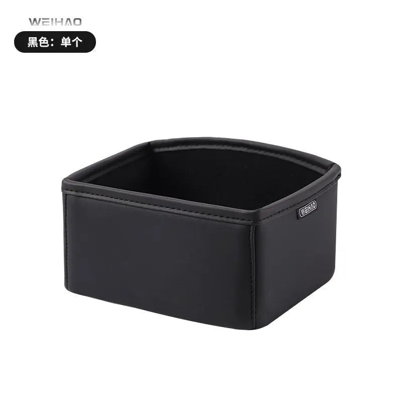 Car Center Console Organizer Multifunctional Storage Box with Cup Holder and Tissue Dispenser for Auto Interior