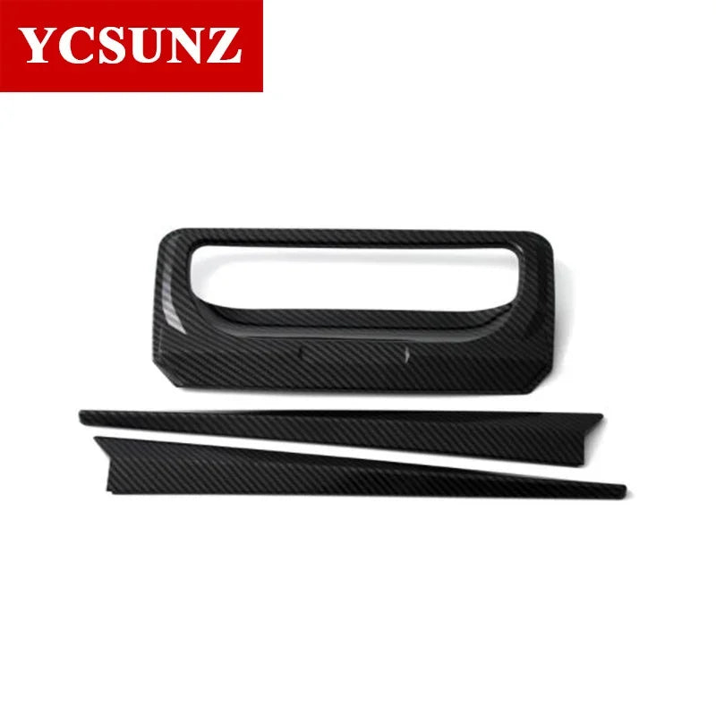 Embellecedor de puerta trasera de ABS para camioneta Ford Ranger Wildtrak T6 T7 T8 2012 2013 2014 2015 2016 2017 2018 2019 2020 2021, accesorios