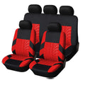 Universal Car Seat Covers Full Set Front Split Rear Bench For Car Universal Cloth SUV Sedan Van Automotive Interior Covers