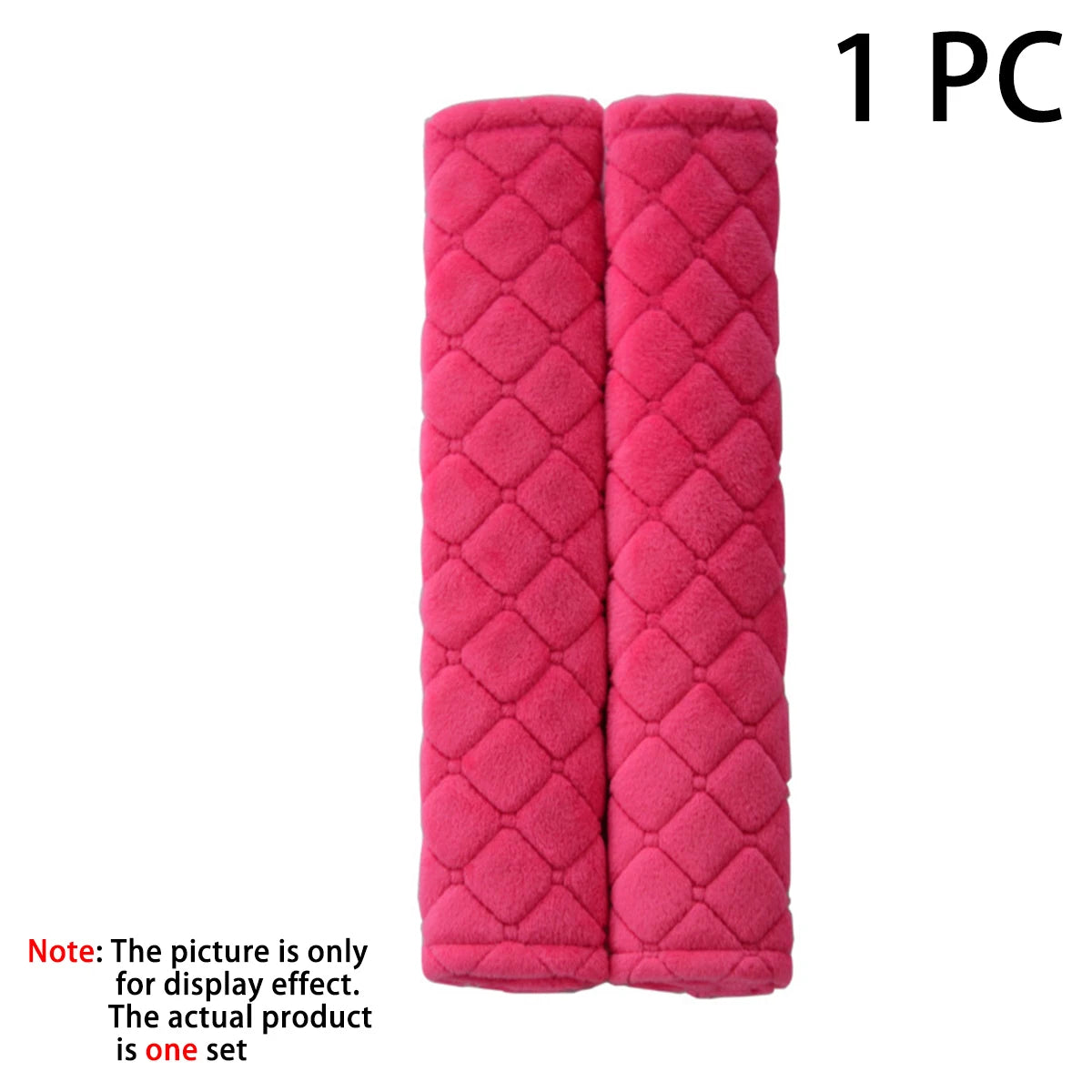 Comfortable and Adjustable Seat Belt Covers in Soft Velvet Fabric - Perfect for Car, Truck, SUV, Backpacks