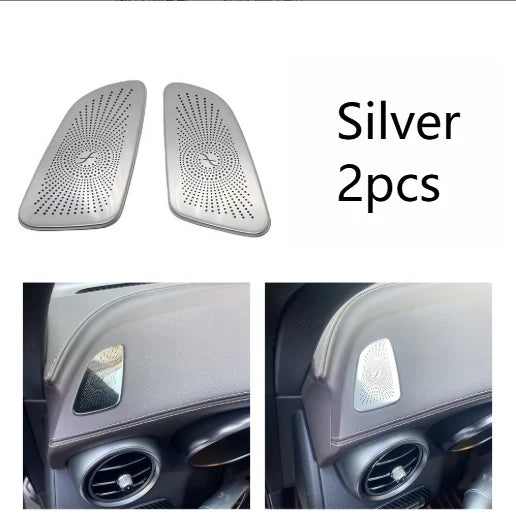 For Mercedes Car Dashboard \Speaker \Cover \Air Outlet Trim For GLC For C-Class For W205 C260 C200 Interior Accessories