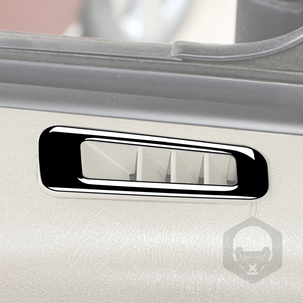 Para Hummer H2 2003 2004 2005 2006 2007 Accesorios para el coche Marco de salida de ventilación de la puerta interior Cubierta embellecedora Pegatinas Modificación