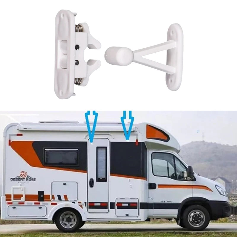 Trailer RV Modification Accessories Nylon Buckle Door Retainer Catch For Caravans Motorhomes Boats Door Stoper Clip