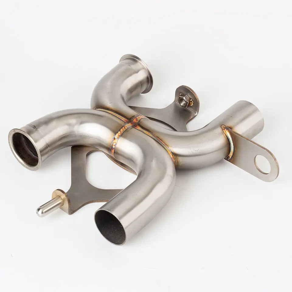 Motorcycle Exhaust  Link Pipe Escape Tube For Triumph Bonneville T120 EFI T100 900 Street Twin  1200 Thruxton R EFI 2016-2020