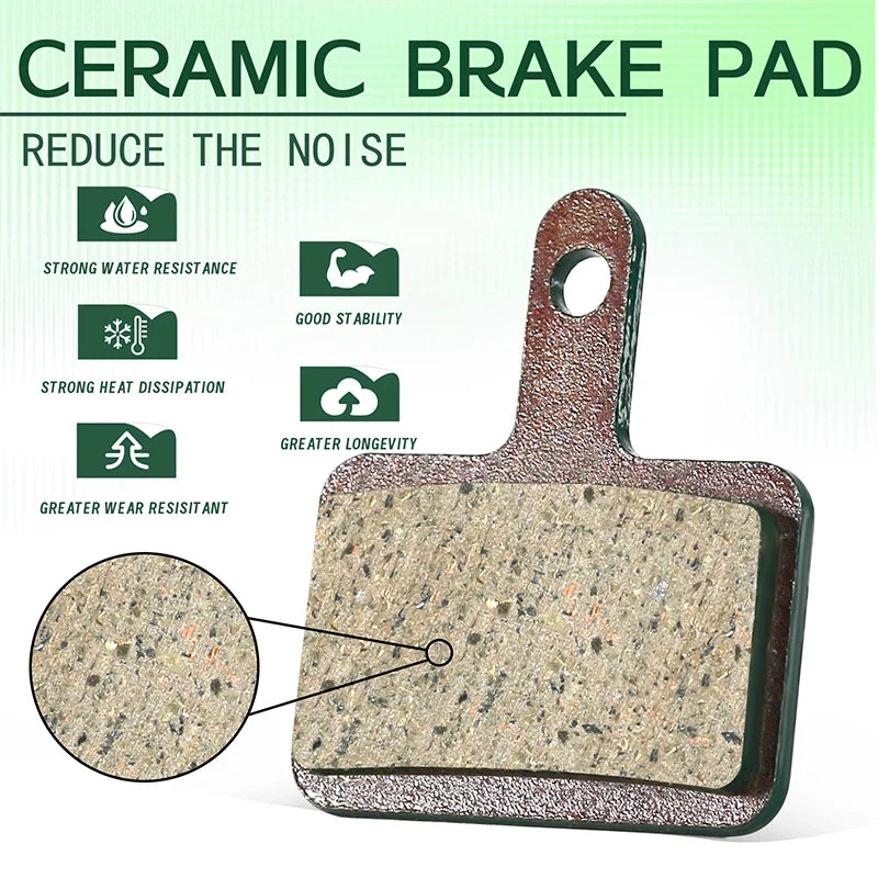 Ceramic Brake Pads BUCKLOS MTB Bike Hydarulic Disc Brake Pads For SHIMANO MT200 B01S B05S Mountain Road Bike Brake Pad Disc Part