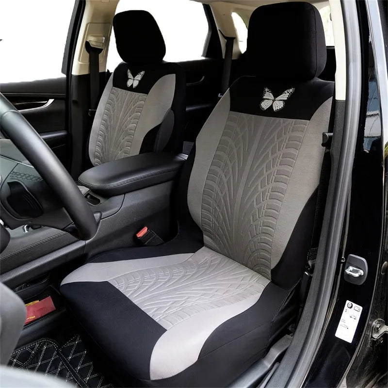 Full Set Butterfly Car Seat Covers，Car Interior Accessories