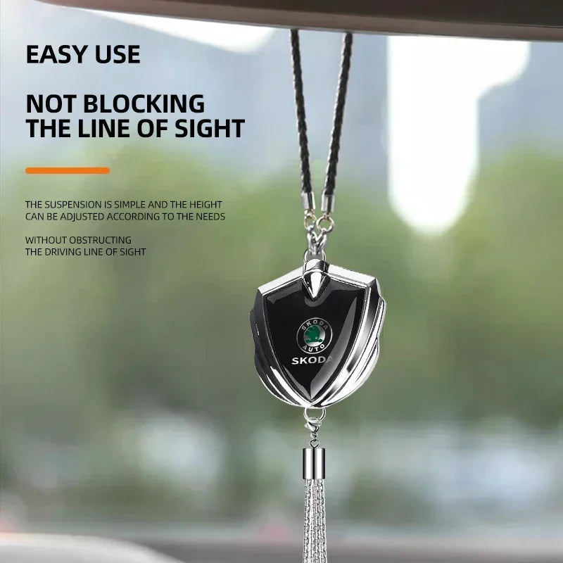 Auto Rearview Pendants Car Interior Accessories For Skoda Octavia MK2 MK1 2 3 A5 A7 A8 Fabia Karoq Superb Rapid Kamiq Scala