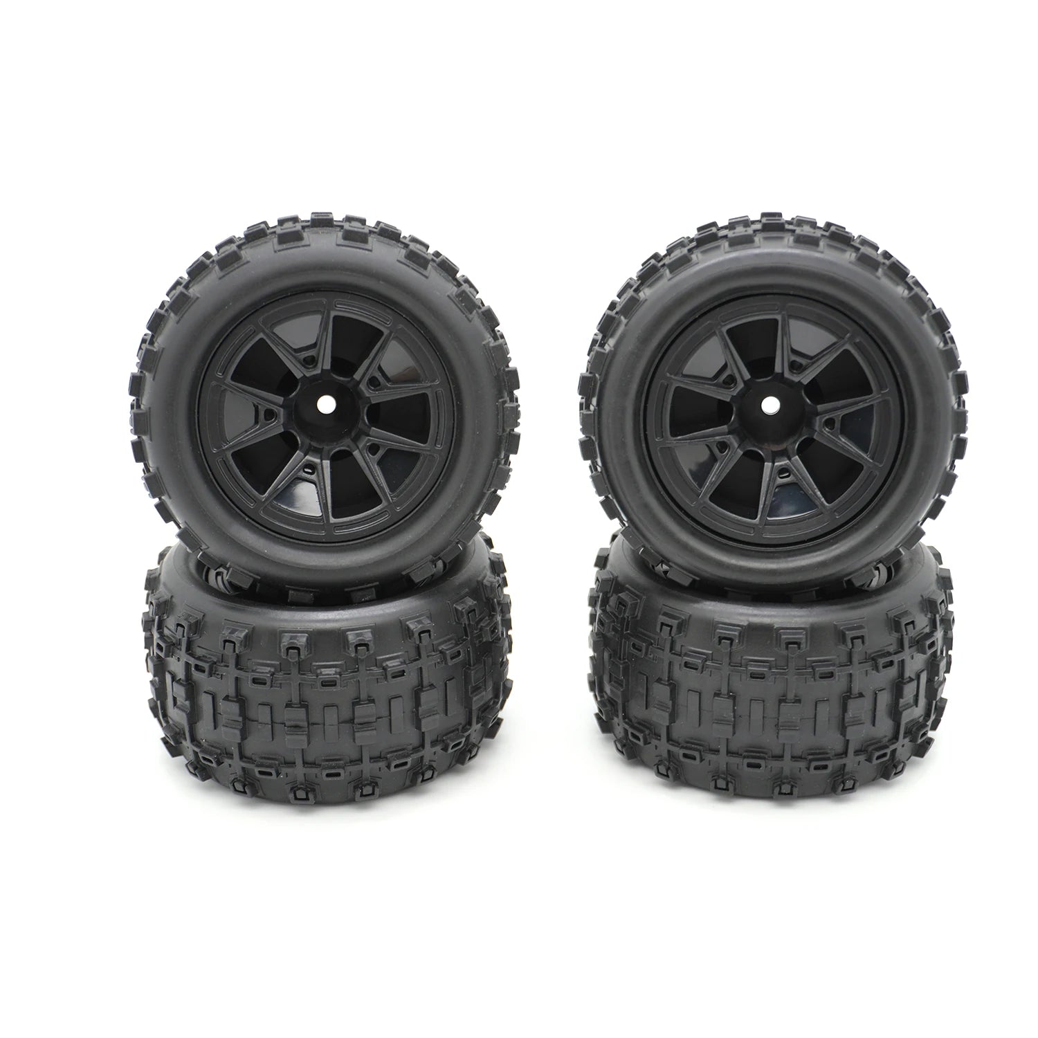 4PCS YSIDO RC Car Rubber Tires Wheels 85mm 12mm HEX Skidproof Wear-resistant Tyre for Hyper Go 14210 16210 WLTOYS 144001 144010