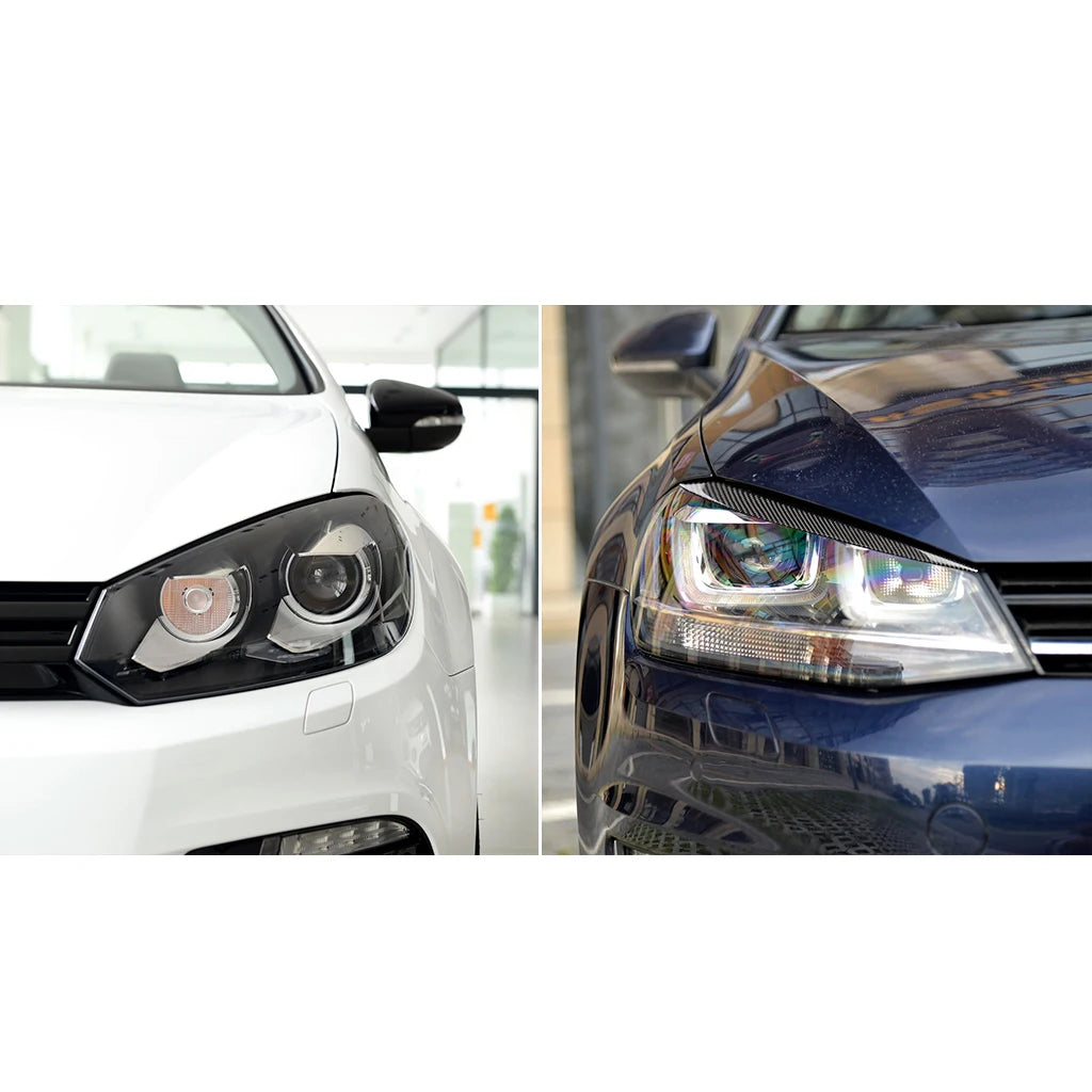 For VW Golf 7 GTI Mk7 2013-2017 Car Interior Accessories Cup Holder Frame Console AC CD Control Cover Gear Shift Panel Sticker