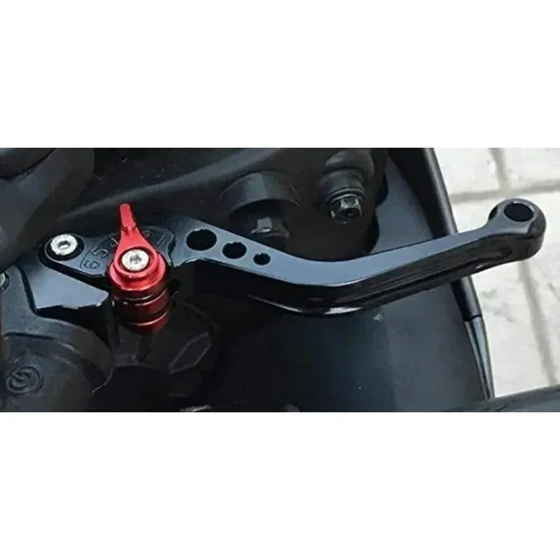 Motorcycle Modified Double Disc Brake Levers, Adjustable for Electric Vehicles, Front & Rear Disc Brake Clutch Brake Rods