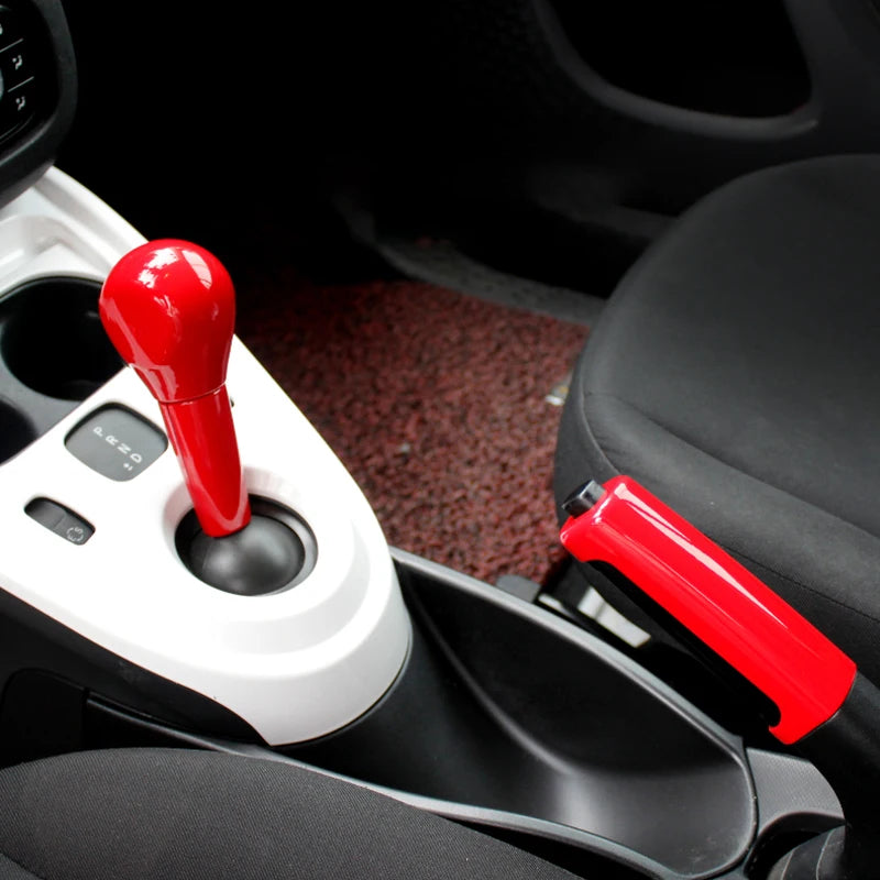 Car Red Interior Modified Steering Wheel Decoration Sticker For New Smart 453 Fortwo Forfour Car Accessories Styling