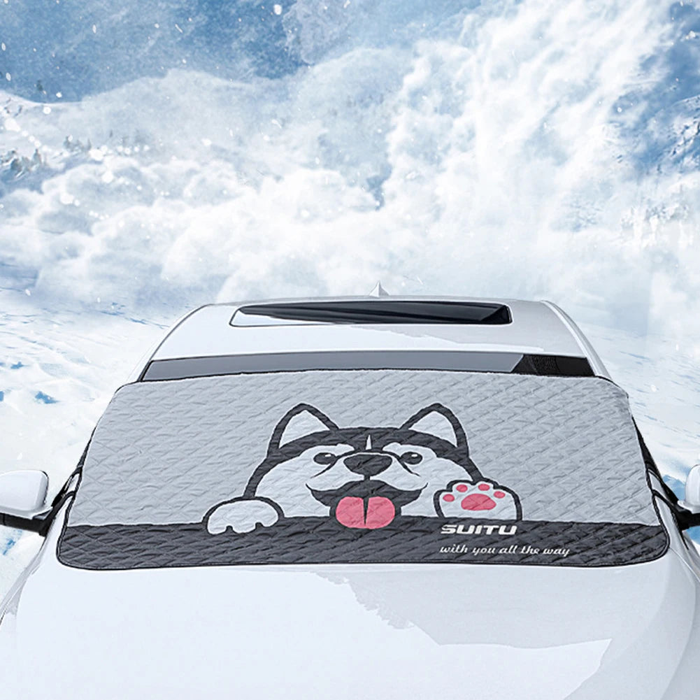 Car Windshield Heat-insulating Cover Auto Front Window Frost Blanket Snow Cover For Suv Trucks Winter Car Accessories