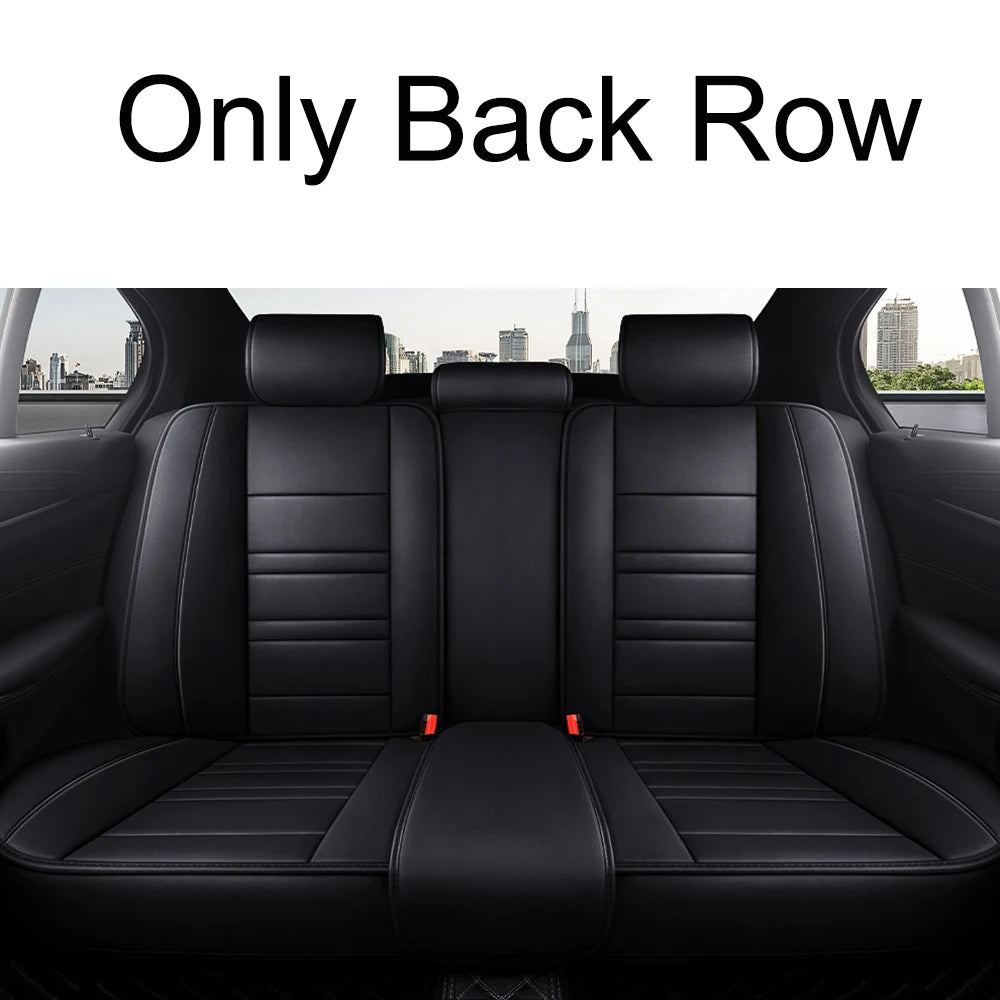 Full Coverage Pu Leather Car Seat Covers for KIA Stinger Cadenza K3 K5 K9 Sportage Ceed Rio Sportage EV5 Car Accessories