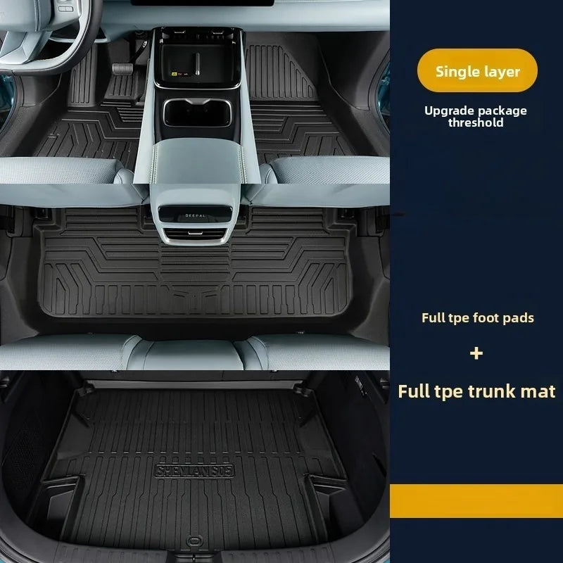 NEW TPE Car Floor Mat Customized Suitable for 2000+Models | LHD | Upgrade Coverage Threshold Anti slip all weather protective