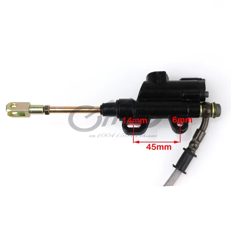 Motorcycle 15mm Rear Disc Brake System Caliper Pad with Brakes Discs for 125cc 140cc Pit Dirt Bike ATV Hydraulic Accessories