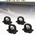 Red/Blue/Black Truck Bed Side Wall Anchors 4Pcs Set Tie Downs Anchor For Chevy Silverdo Pickup Anchor Truck Bed Easy To Use
