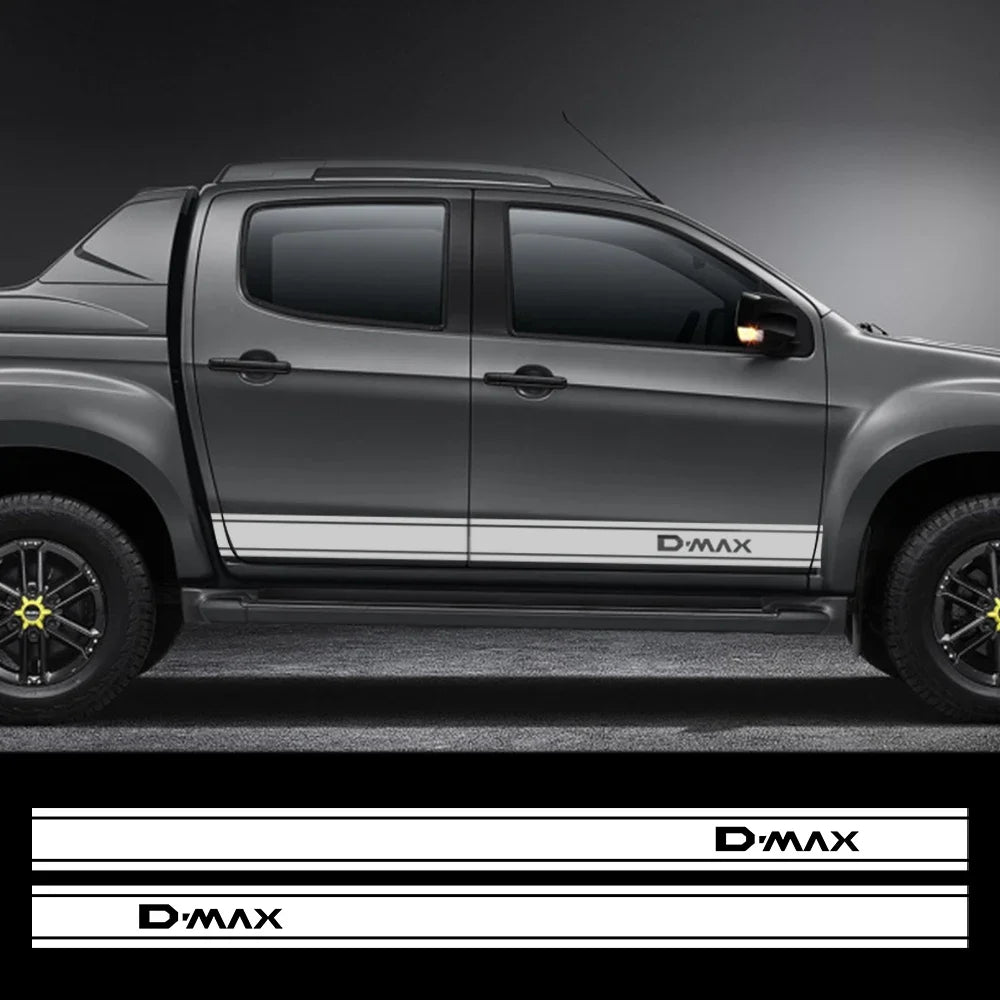 Pickup Body Side Stickers For Isuzu Dmax D Max Truck Hood Car Tailgate Decor Decals Trunk Vinyl Covers Auto Tuning Accessories