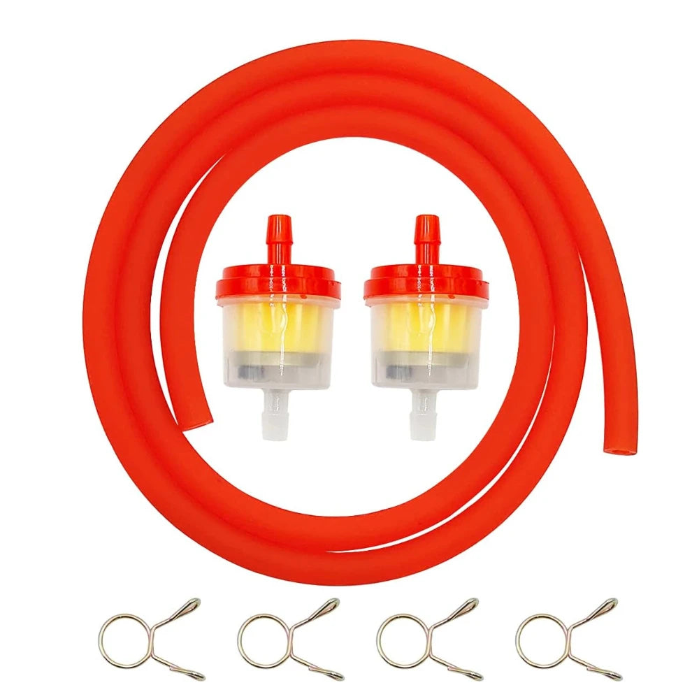 5mm Gas Fuel Filter Hose Tube Line for ATV Motorcycle Dirt Bike Go Kart Moped Pocket Bike Tao Tao Scooter with Fuel Filter