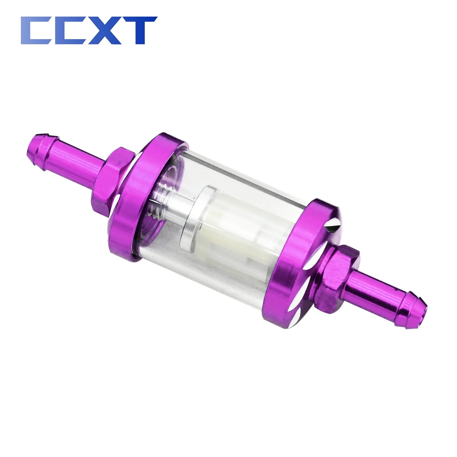 8mm CNC Glass Gas Fuel Gasoline Oil Filter For ATV Kawasaki KTM Honda Yamaha YZ250F YZ450F WR250R WR450R WR250F WR450F Parts