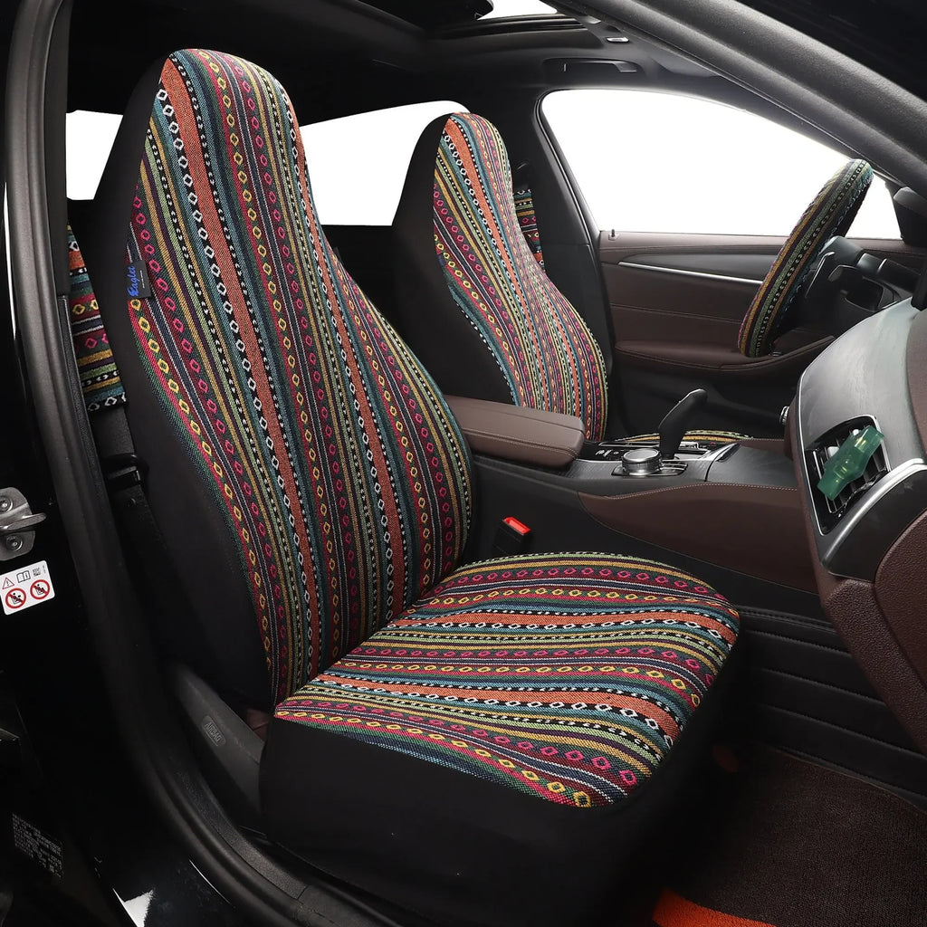 Bohemian Hippie Car Seat Covers Car Seat Accessories Retro Modern Car Decor Vehicle Hippie Van Seat Covers