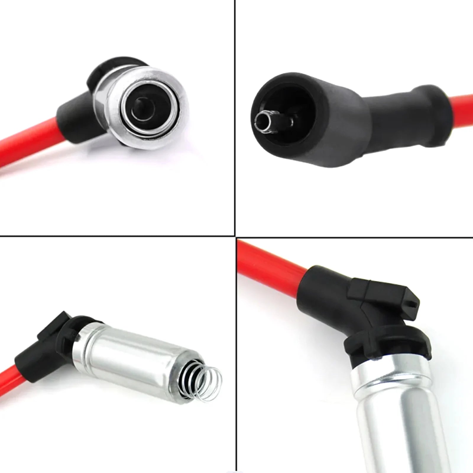 Areyourshop 8x Spark Plugs +Wires 10.5mm Set 19299585 For Chevy GMC 4.8L 5.3L 6.0L V8