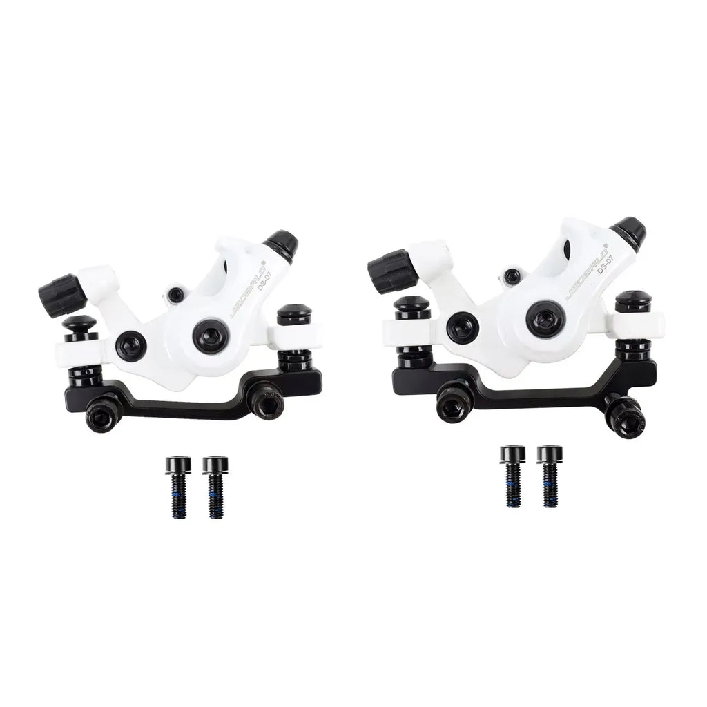 Freno de disco de bicicleta JEDERLO, sistema de freno mecánico de bicicleta eléctrica de aleación de aluminio F160-R140/F180-R160 XTR, pastillas de freno de disco de 160 mm