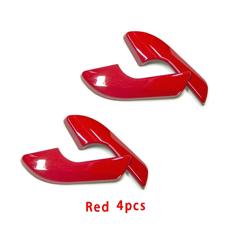 Door Inner Handle Decoration Shell Protective Cover Car Stickers For Alfa Romeo Giulietta Interior Accessories Trim