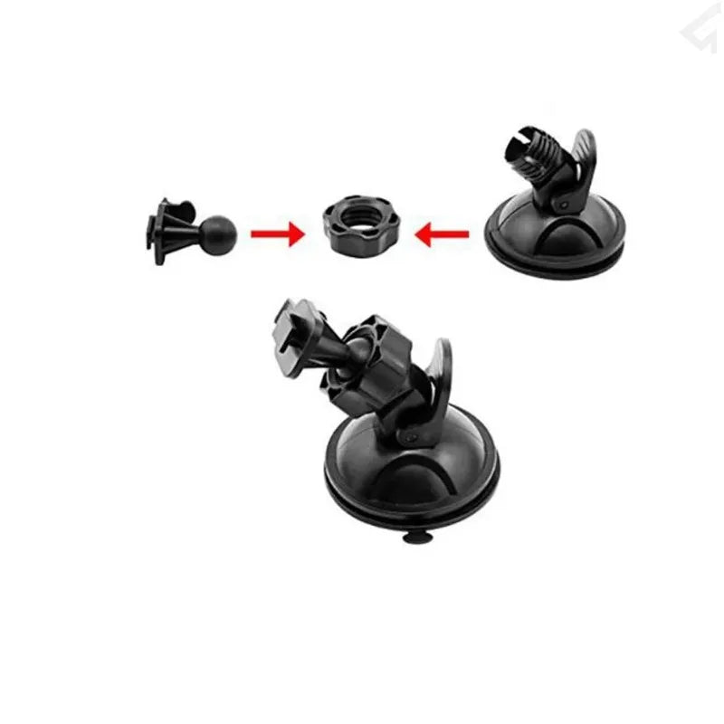 Dash Cam Holder Car Suction Cup Bracket Vehicle Video Recorder With 6 Types Adapter Car Drive Recorder Base