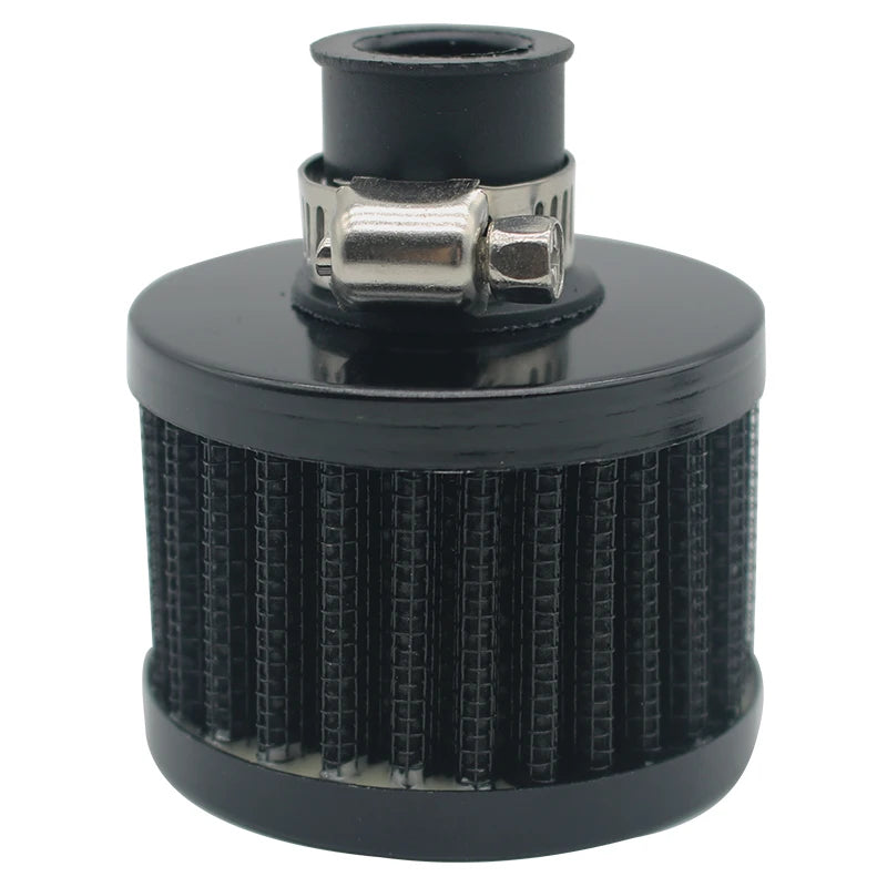 Universal Interface Car Air Filters 12mm For Motorcycle Cold Air Intake High Flow Crankcase Vent Cover Mini Breather Filters