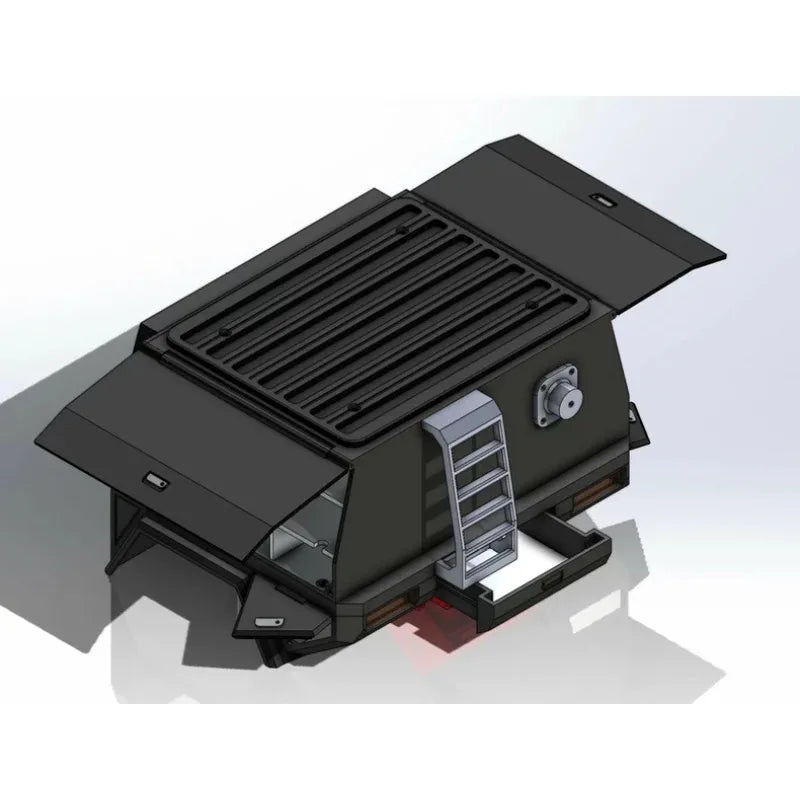 Ultra-Realistic Hunting Style Rear Truck Bed Cargo Box for AE40113 1/10 Enduro Knightrunner RC Rock Crawler Styling Accessory