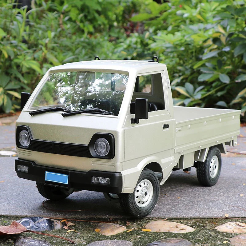 Car Interior Center Console Accessories White Small Truck Model Car Dashboard Ornaments Drift Rotating Truck Decoration Creative