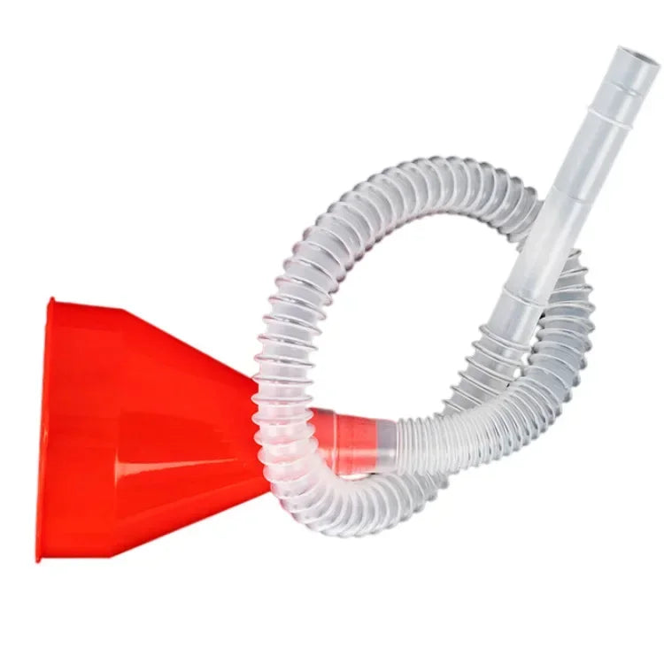 Oil Filter Funnel Car Repair Tool Oil Filling Equipment with Filter Flexible Tube for Safety Emergency Travel Car Accessories