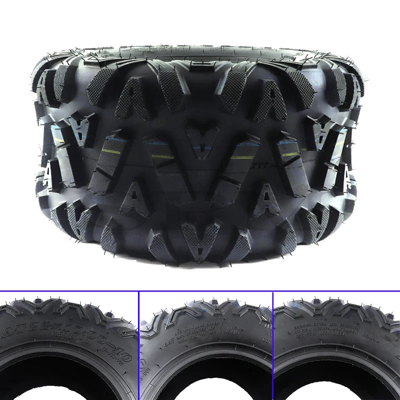 ATV 22X10-10 6PR Vacuum Tyre 255/60-10" Tubeless Tire For Go kart UTV Buggy Golf Cart Quad Bike 10 inch off-road wheel Parts