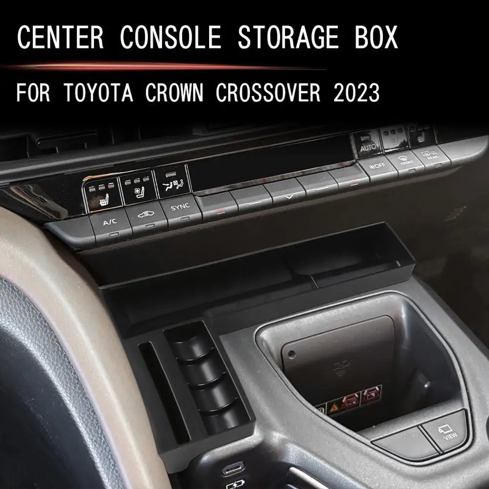 Car Central Console Storage Box For Crown Crossover Interior Accessories 2023 2024 2025 For Right Hand Drive N1e4