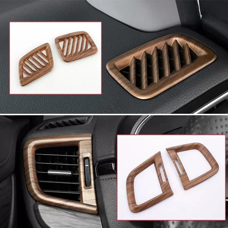 For Honda CRV CR-V 2017 2018 2019 2020 2021 2022 Peach Wood Interior Accessories Decoration Cover window switch gear panle cover