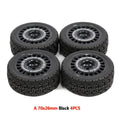 4Pcs RC Rally Tires Glued On Road Tyre Wheels with 12mm Hex for Tamiya TT02 TT-01 XV01 PTG-2 DF-03 WR8 Racing Car Upgrades