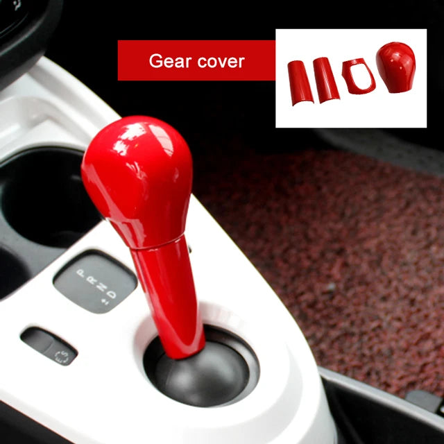 Car Red Interior Modified Steering Wheel Decoration Sticker For New Smart 453 Fortwo Forfour Car Accessories Styling