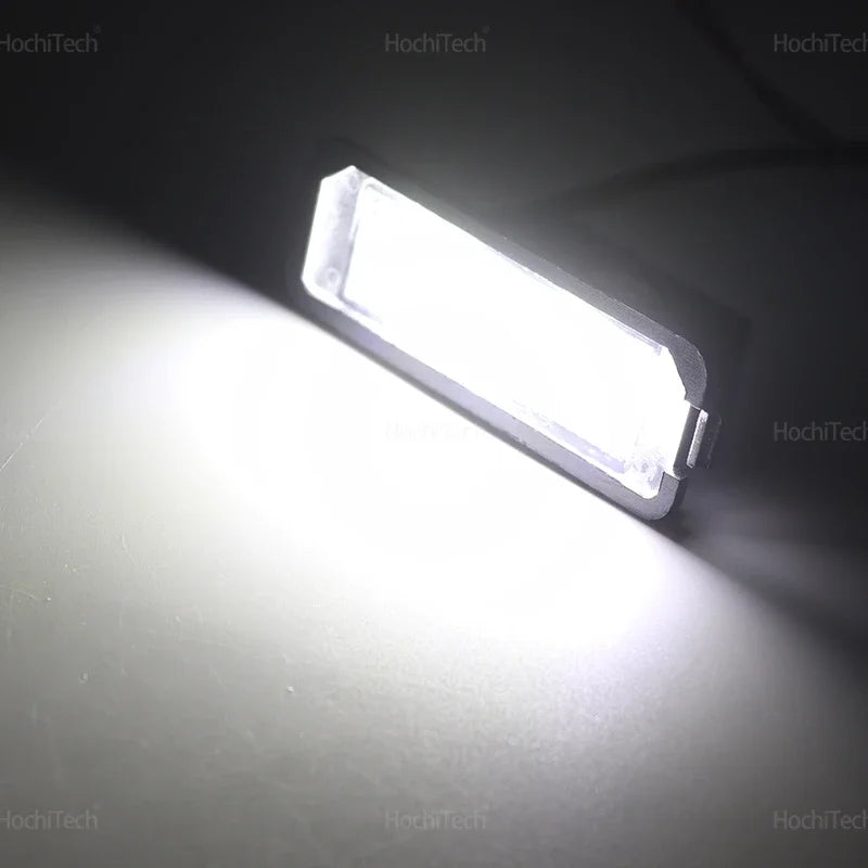 For VW Passat B5 CC Eos Golf MK4 MK5 6 7 MK7 Polo Superb Seat Leon Altea Durable White Canbus Rear License Plate Tag Light LED