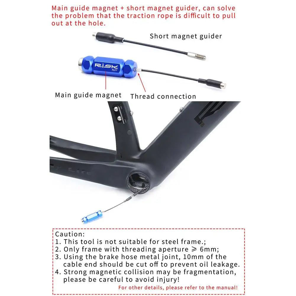 Bicycle Internal Cable Routing Tool Kit MTB Road Bikes Shift Cable Hydraulic Wire Inner Cable Guide For Cycling Bike Accessories
