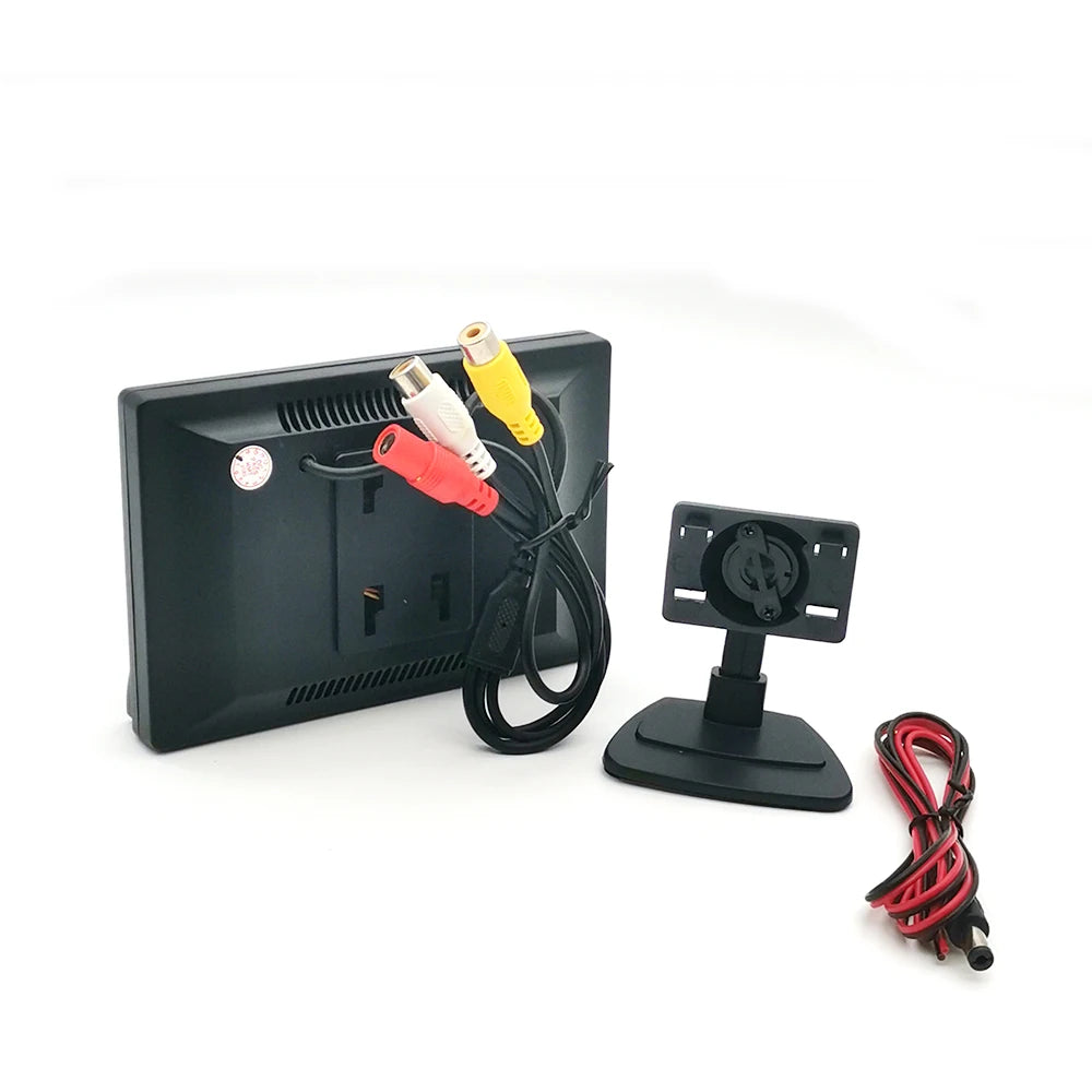 TFT LCD Display HD Digital Color 5 Inch AHD 1080P Car Monitor 5 Screen For Parking Rear View Reverse Camera