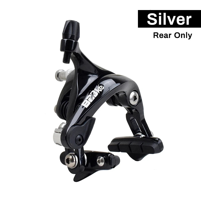 Aluminum Road Bicycle Brake CNC Forged Alloy Racing Fixed Gear Track Bike Wheel Rim C Brake Caliper Sets Front & Rear