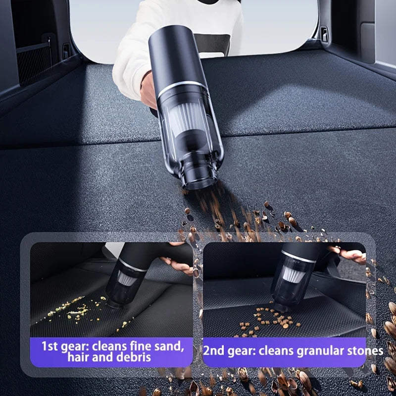 1 Handheld Vacuum Cleaner, Household Appliances, Car Vacuum Cleaner, Vacuum and Blow Two-In-One, Portable Strong Suction Cleaner