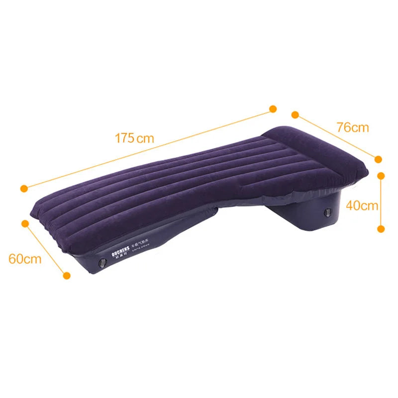 Car Travel Bed Universal Inflatable Car Mattress Portable Folding Travel Camping Air Mattress Suv Truck Sedan Sleep Rest Pad
