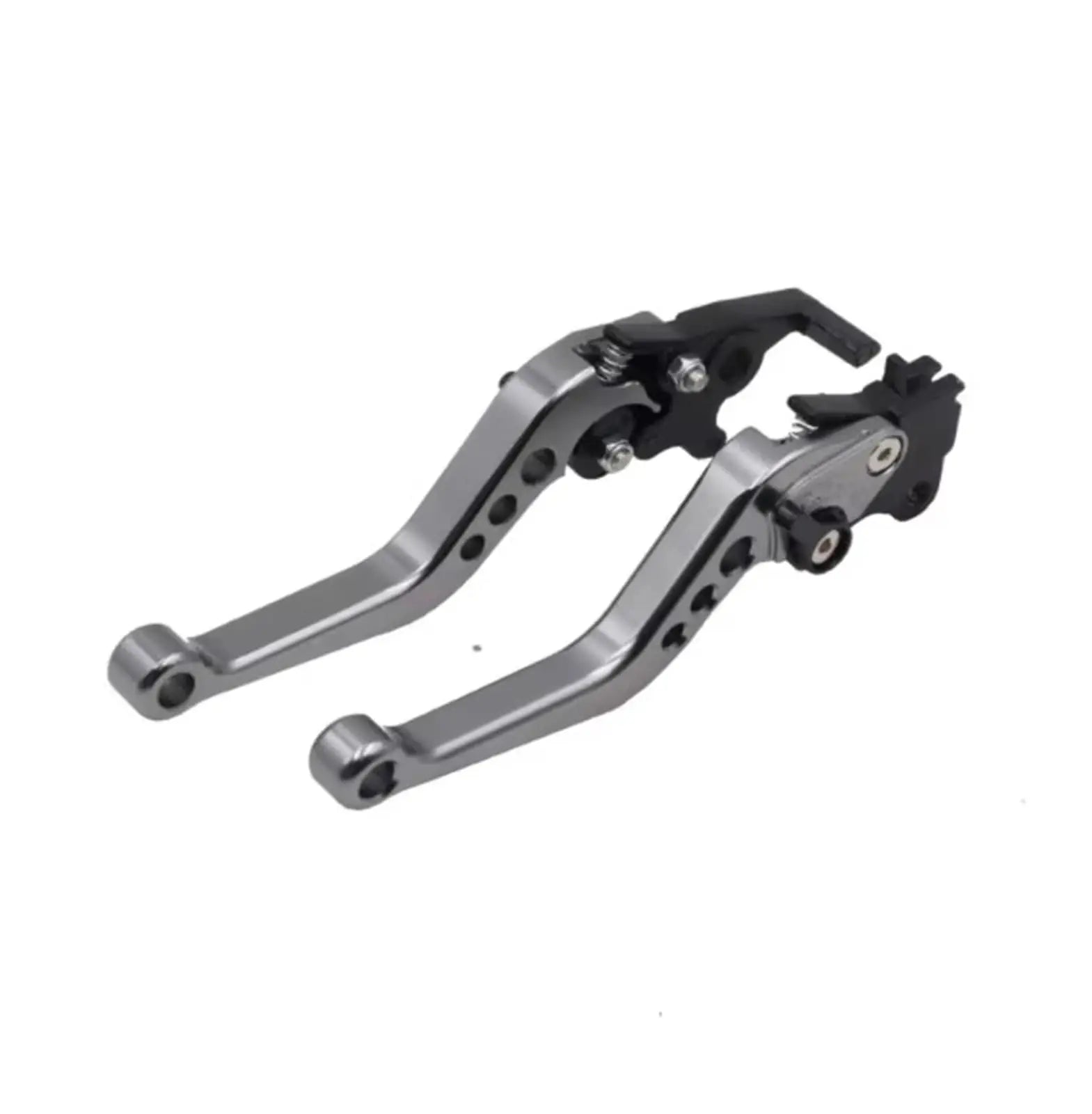 Motorcycle Modified Double Disc Brake Levers, Adjustable for Electric Vehicles, Front & Rear Disc Brake Clutch Brake Rods